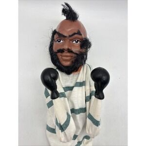 Vintage Punching Puppet Mr T 1980's Boxing Puppet